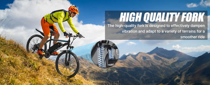 VARUN M26-2 Adult E-Mountain Bike 250W 48V13AH Urban commuting Electric Bicycle 27.5" Fat Tire E Bike