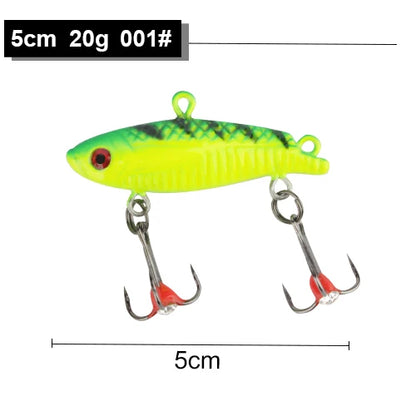 FTK 1PC Ice Fishing Lures 20g/35g Winter Bait Hard Lure Carp Fishing hooks Balancer for Fishing Baits Jigging