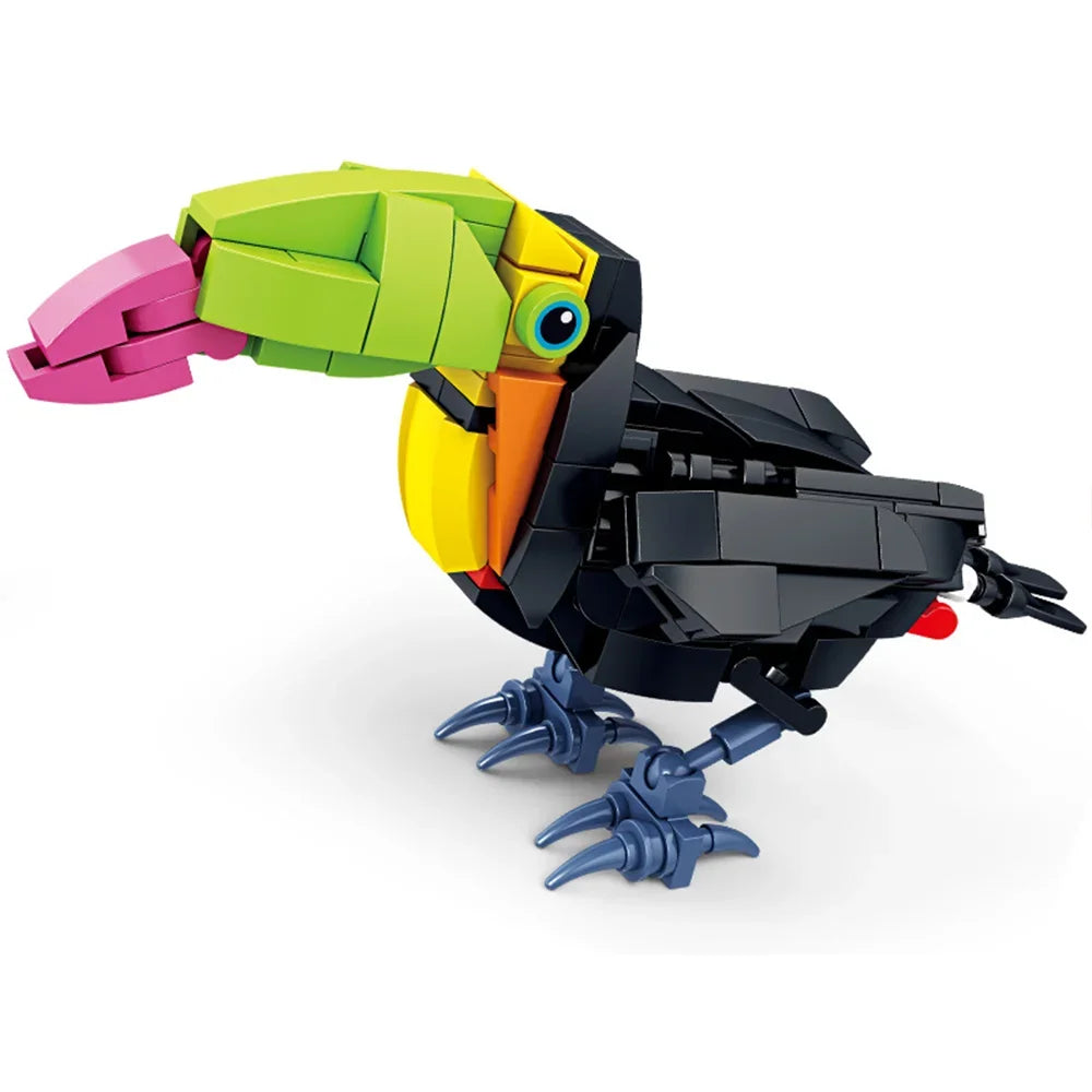 3D Cartoon Animal Set Building Blocks - 3D Lifelike,  for Desk Decoration & Gift - giving, Educational Building Blocks for Kids