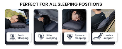 OneTigris Airdream Camping Pillow Portable Ultralight Inflatable Sleeping Neck Pillows for Travel Backpacking Hiking Flight