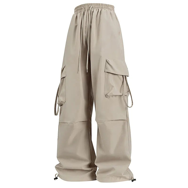 Women Cargo Pants Fashion Loose Comfortable Breathable Lightweight Multiple Pockets Cargo Long Pants Fitness Running Casual Pan