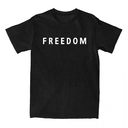 Freedom Charlie Kirk T-shirt Cotton Loose Casual Unisex T-shirt Unisex Street Trend American Fashion Women's men's T-shirt