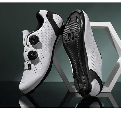 New Men's Cycling Sneakers, Unisex Road Cycling Shoes, Nonslip Mountain Bike Shoes, Racing, Outdoor, Women's Mountain Bike Shoes