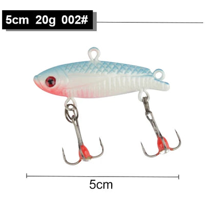 FTK 1PC Ice Fishing Lures 20g/35g Winter Bait Hard Lure Carp Fishing hooks Balancer for Fishing Baits Jigging