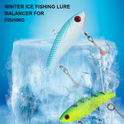 FTK 1PC Ice Fishing Lures 20g/35g Winter Bait Hard Lure Carp Fishing hooks Balancer for Fishing Baits Jigging