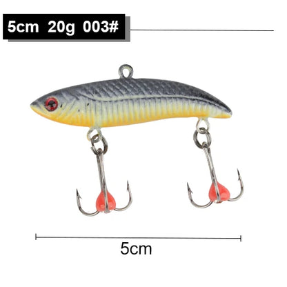 FTK 1PC Ice Fishing Lures 20g/35g Winter Bait Hard Lure Carp Fishing hooks Balancer for Fishing Baits Jigging