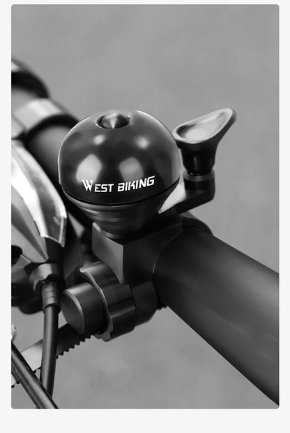WEST BIKING Bicycle Vintage Ring Clear Sound MTB Road Bike Retro Bell Cycling Safety Warning Horn Bike Accessories Classic Bell