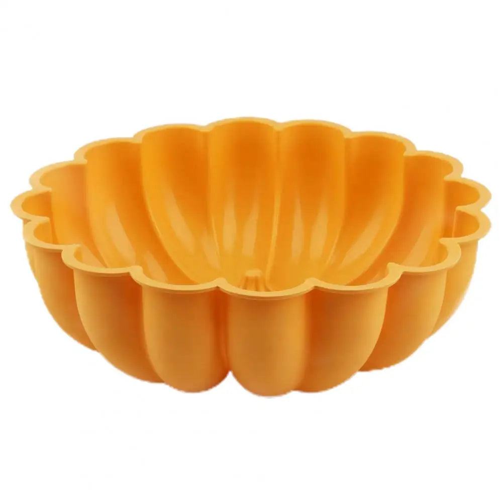 Home Use Baking Pan Non-stick Cake Mold Non-stick Halloween Pumpkin Cake Pan Food-grade Silicone Mold for Easy for Thanksgiving