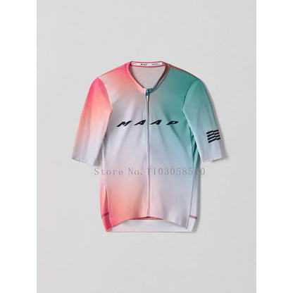 2025 Men Cycling Jersey Men MTB Road Bicycle Shirt Pro Team Short Sleeve Bike Clothes Mountain Bicycle Clothing  Downhill Jersey