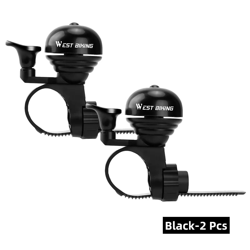 WEST BIKING Bicycle Vintage Ring Clear Sound MTB Road Bike Retro Bell Cycling Safety Warning Horn Bike Accessories Classic Bell