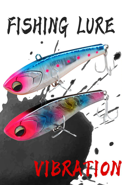 WALK FISH 1Pcs 79/90mm 16/34g Winter Bait Long Casting Hard Vibration Ice Fish Bass Artificial Bait Luya Bionic lure Fresh water