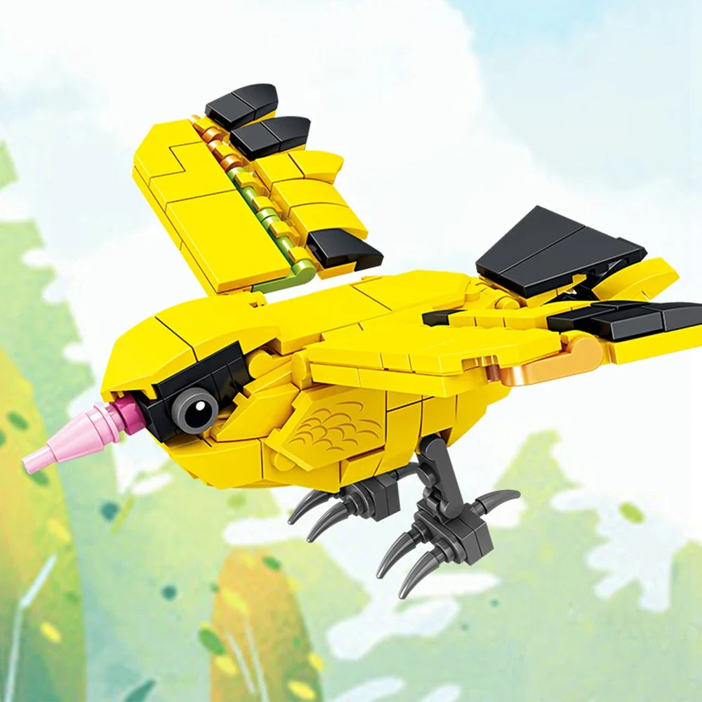 3D Cartoon Animal Set Building Blocks - 3D Lifelike,  for Desk Decoration & Gift - giving, Educational Building Blocks for Kids