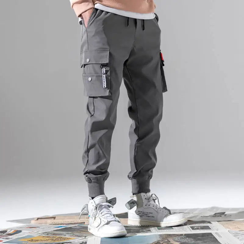 Men Cargo Tactical Pants Work Combat Multi-pockets Casual Training Trousers Overalls Clothing Joggers Hiking Mens Cargo Pant 1PC