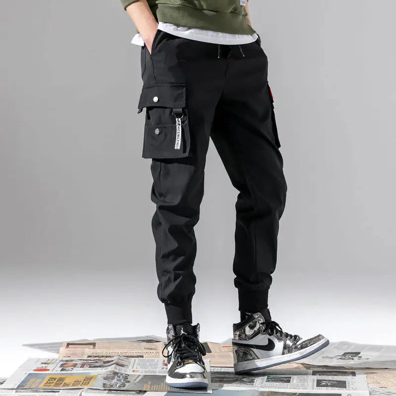 Men Cargo Tactical Pants Work Combat Multi-pockets Casual Training Trousers Overalls Clothing Joggers Hiking Mens Cargo Pant 1PC